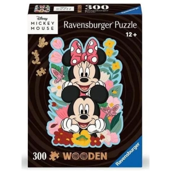Puzzle drewniane 300 Disney Myszka Mickey & Minnie